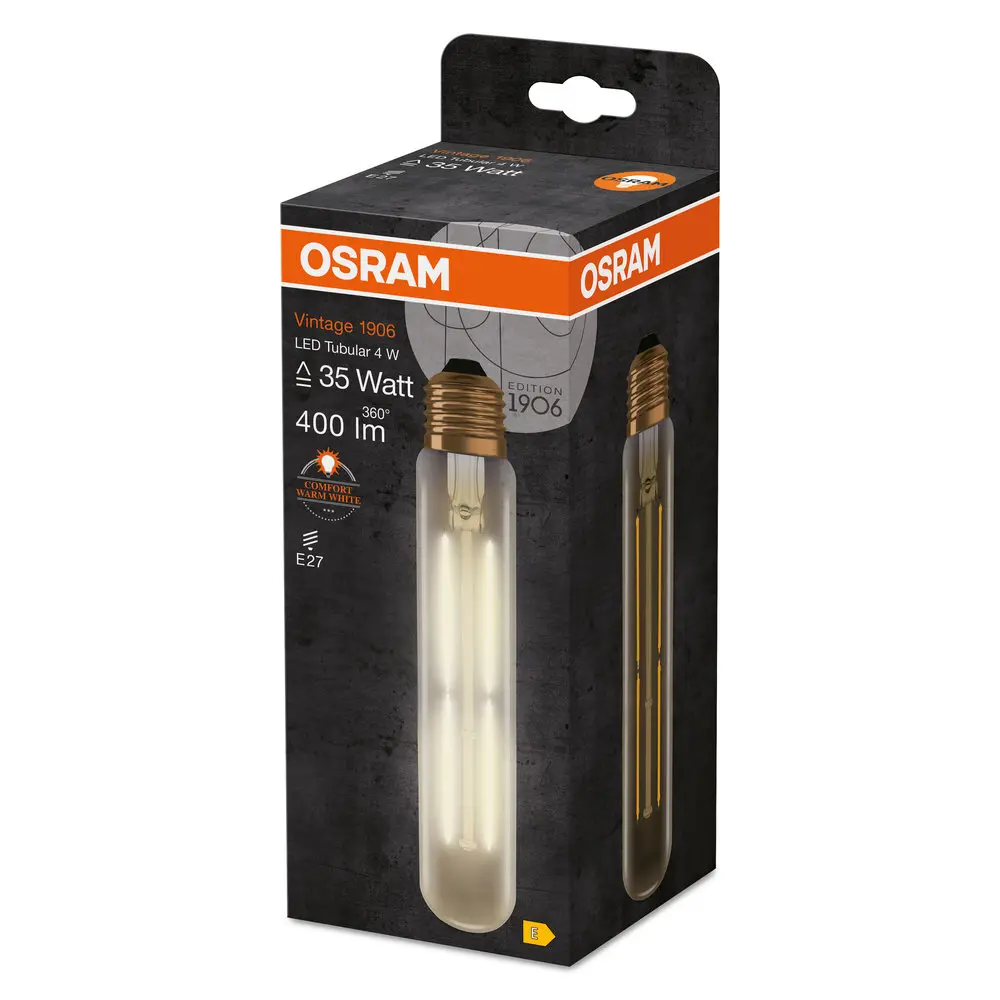 Лампа светодиодная Osram филаментная E27 230 В 5 Вт/820 Tubular STLM-2021409 - Вид №3