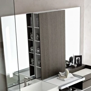 Toscoquattro Шкаф для ванной навесной ELEMENTS серый