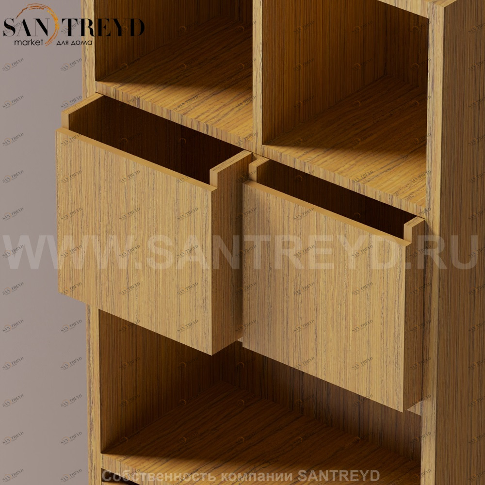 KONTE Ящик для шкафа из тика AMOB047PT Agape