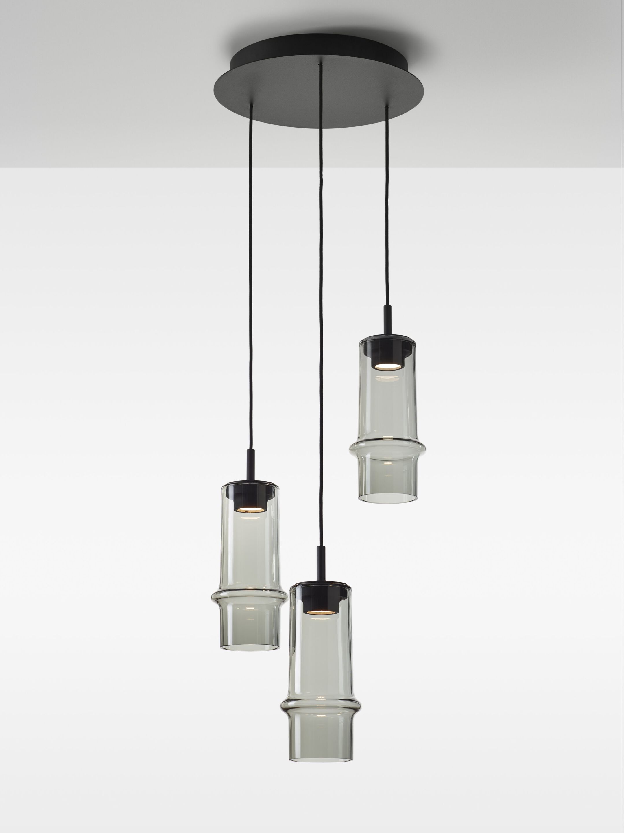 Опаловое стекло ручной работы светодиодный подвесной светильник BROKIS Бамбуковый лес ARCH-00149617 - Вид №33