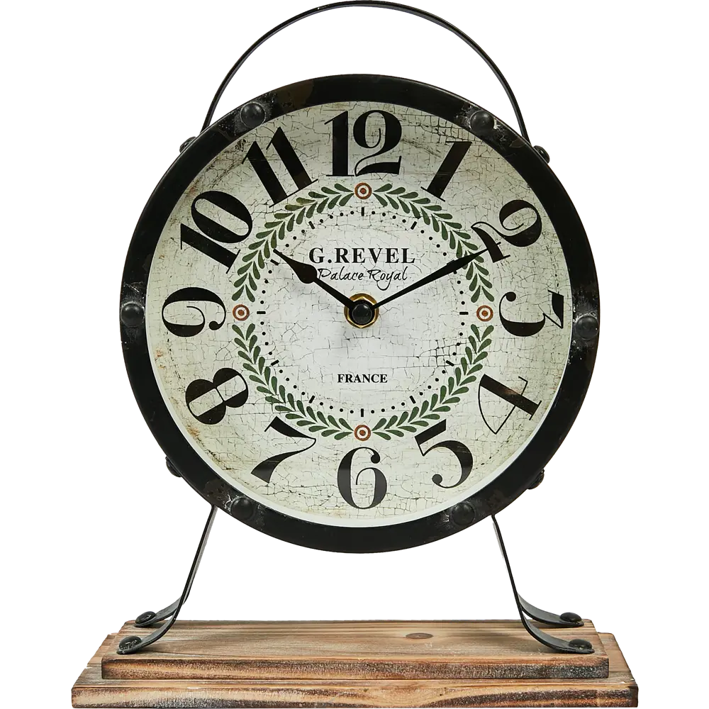 Часы настольные Dream River EA 1109 круглые МДФ цвет серый бесшумные ø21.5 Осень STLM-2182626 - Вид №1