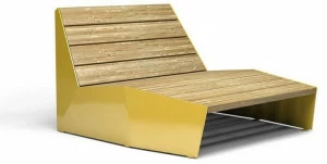 VESTRE Садовый стул из стали и дерева Bloc