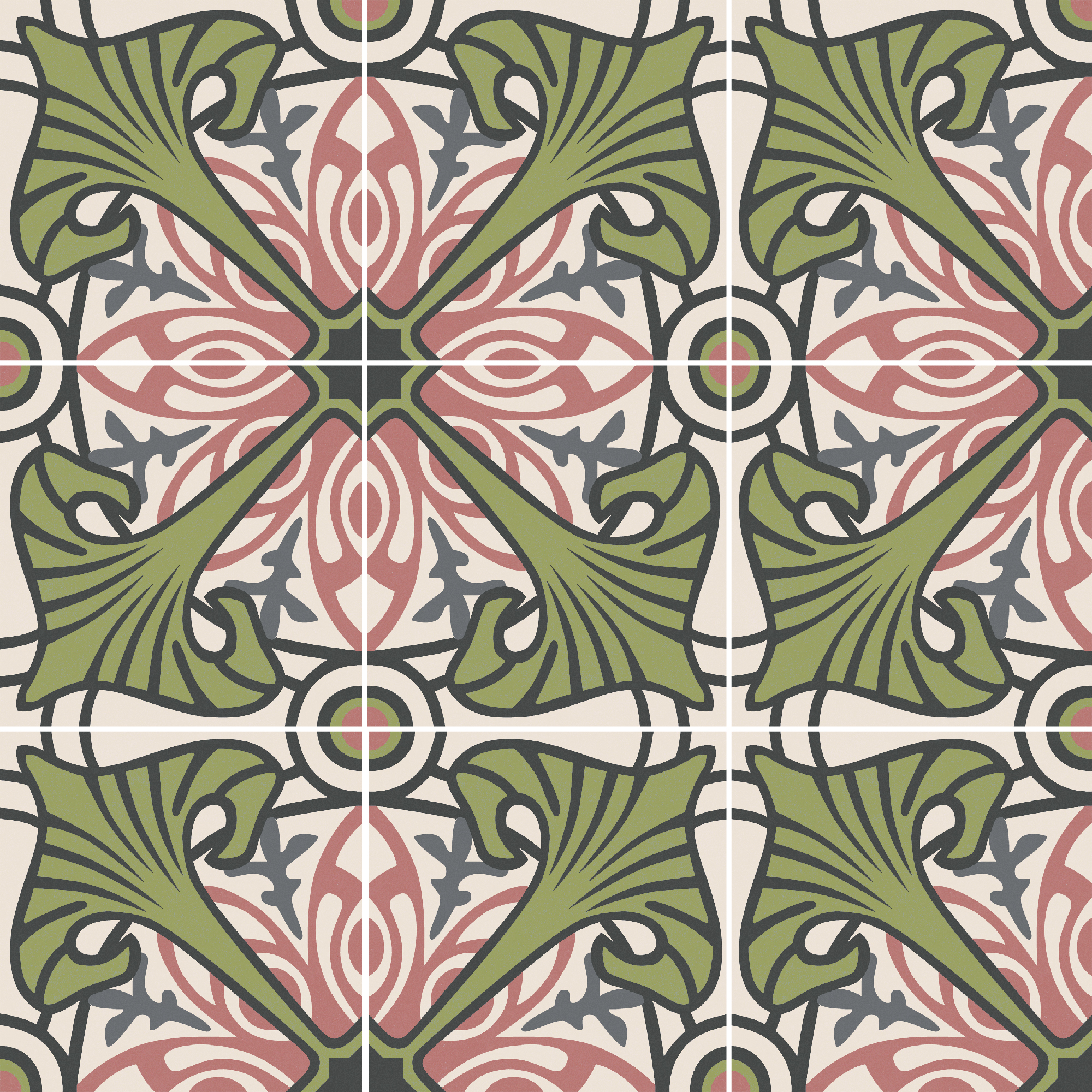 Siena Toledo: Зеленый Пэчворк в Вашем Интерьере STP-ST552 INCOLOR - Вид №1