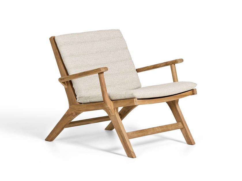 ТИК и веревочный садовый стул с подлокотниками Jati Kebon Koozy ARCH-00060607