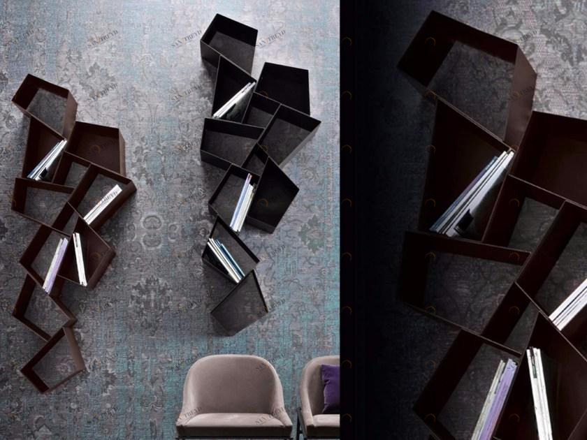 Ronda Design Подвесной металлический книжный шкаф sun-id-1489336