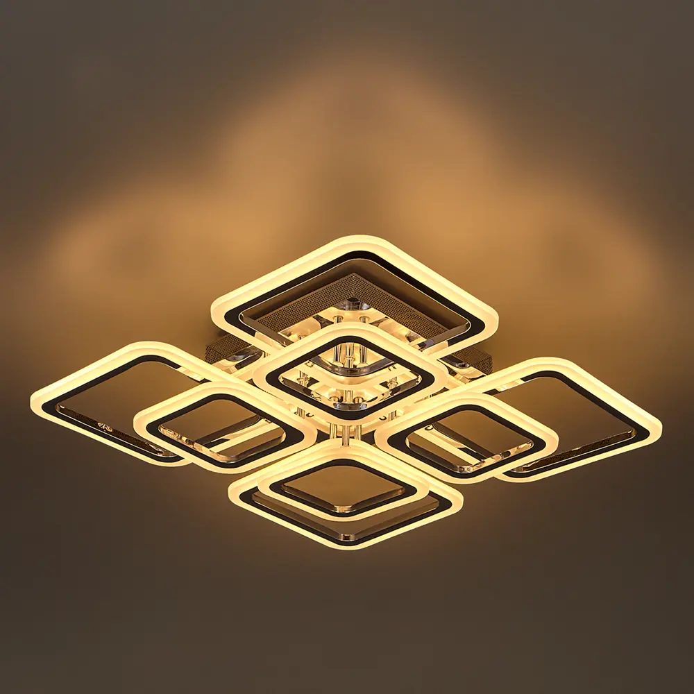 СЕМЬ ОГНЕЙ SF7100/8C-CR LED — умная потолочная люстра с регулируемой подсветкой 84168092 STLM-0046689 - Вид №2