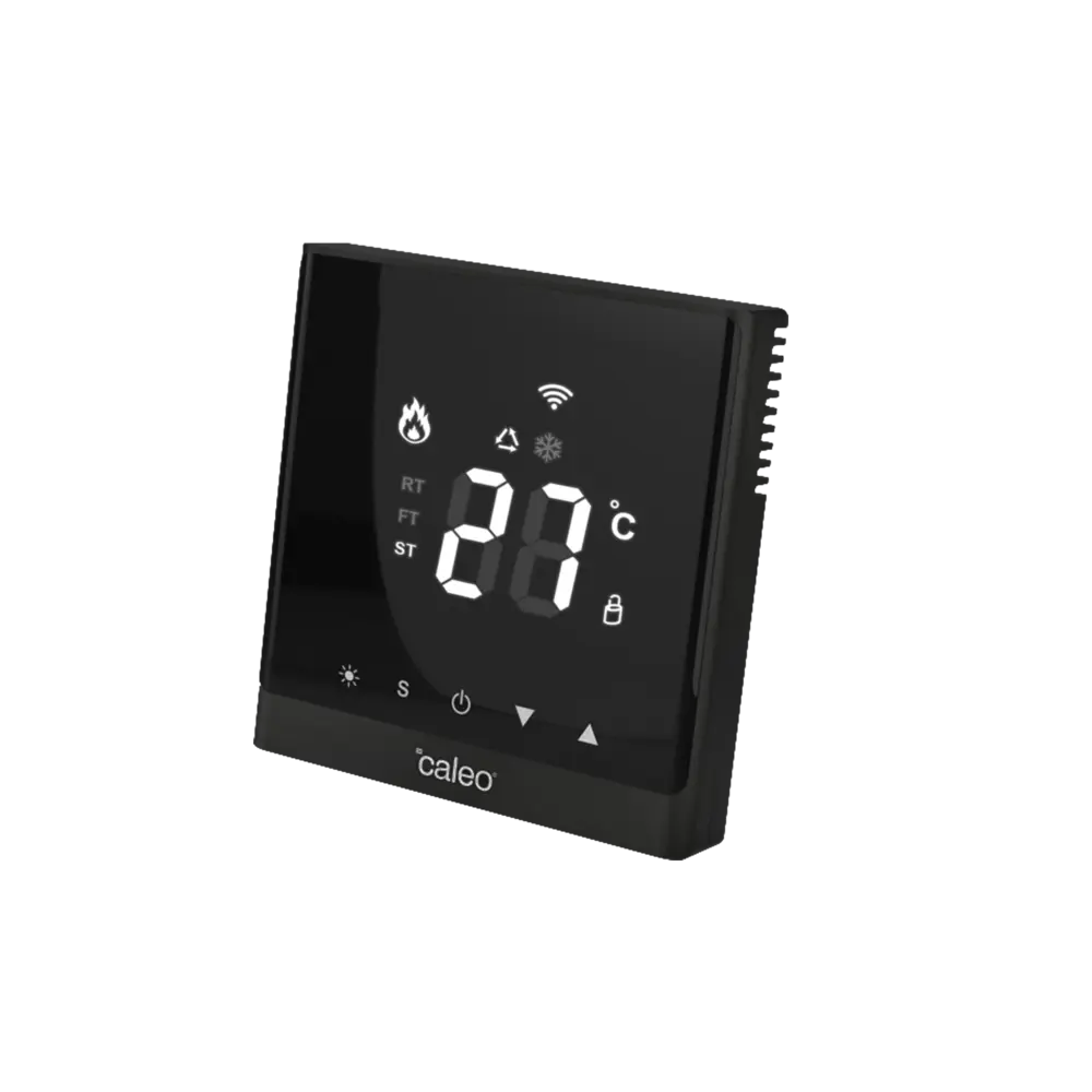 Терморегулятор для теплого пола Caleo C732 электронный программируемый цвет черный STLM-2202415 - Вид №1