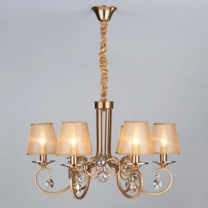 Подвесная люстра Bogates Granta 292/6 Strotskis BOGATES ДИЗАЙНЕРСКИЕ, GRANTA 187531 Золотой