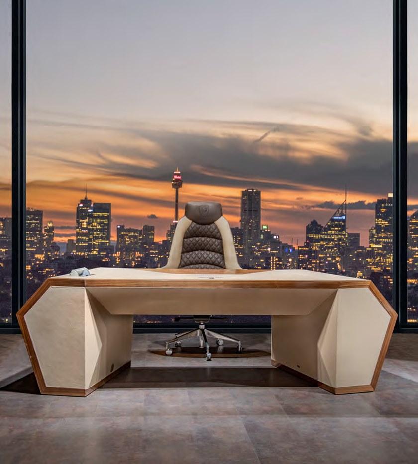 Tonino Lamborghini Casa Письменный стол из овчины с ящиками Long beach sun-id-1503461 - Вид №3