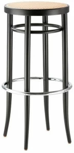 Thonet Высокий табурет с сиденьем из индийской трости 204