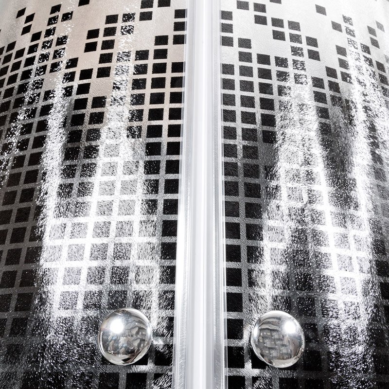 BМ4590 N с гидромассажем BLACK Душевая кабина DETO Серия ВМ L 890 N с гидромассажем BLACK - Вид №2