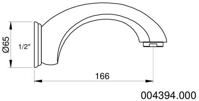 Bronces Mestre Настенный излив для ванны Shower system sun-id-1368055 - Вид №1