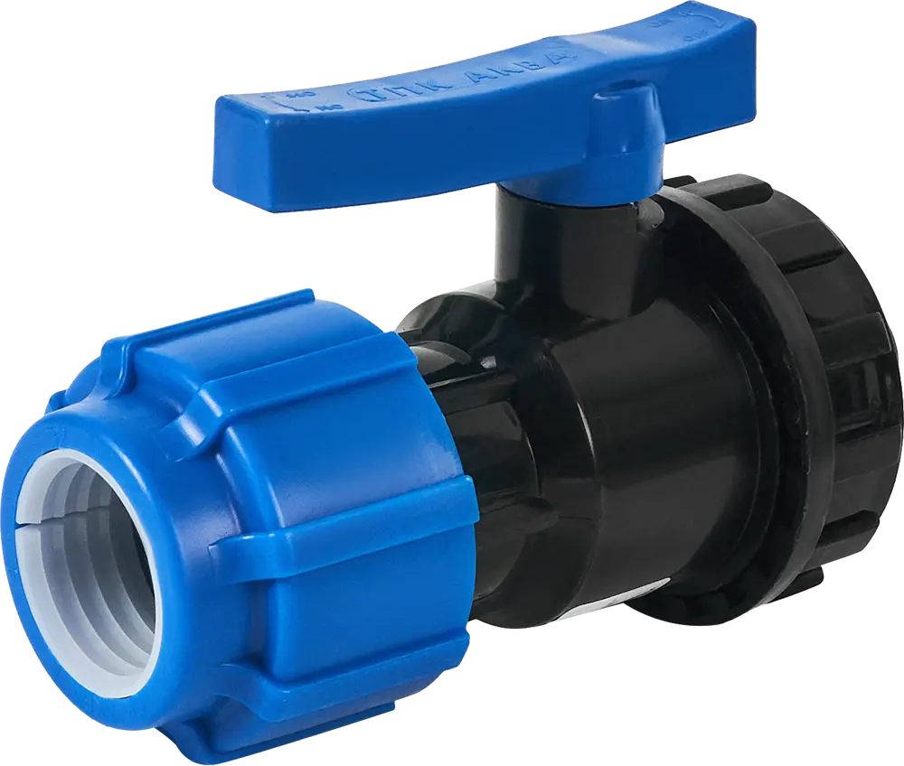 Кран разъемный ПНД Политэк для водоснабжения 32x3/4" 85358388