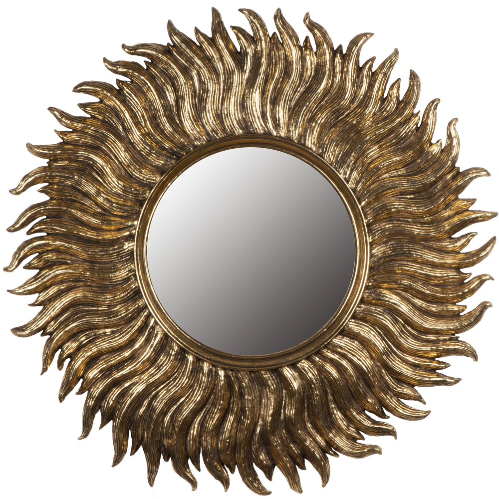 11558,77078 Комод Маки Каштан и зеркало Солнце BOGACHO 4627155818494, 4627155817527 - Вид №1