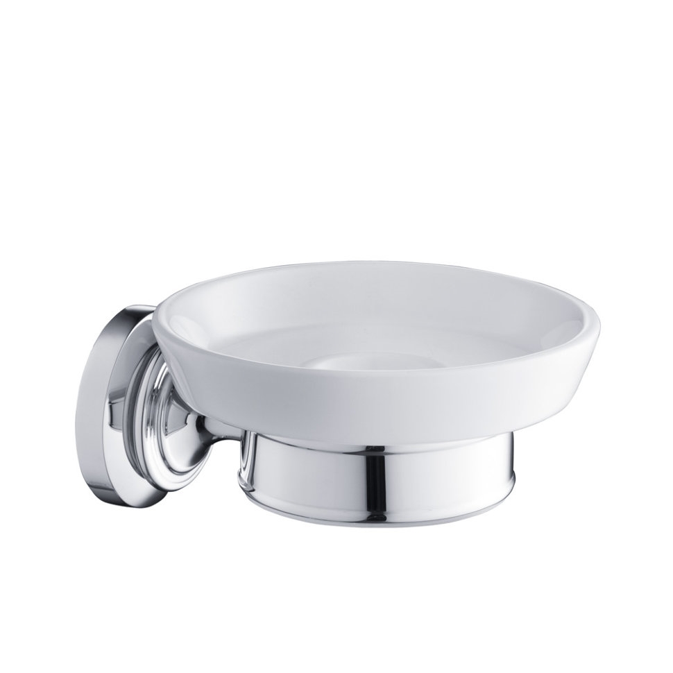 Мыльница, цвет Хром/белый, Savoy  Burlington RA51  - Вид №1