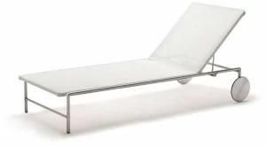 Living Divani Тканевый садовый лежак на колесиках