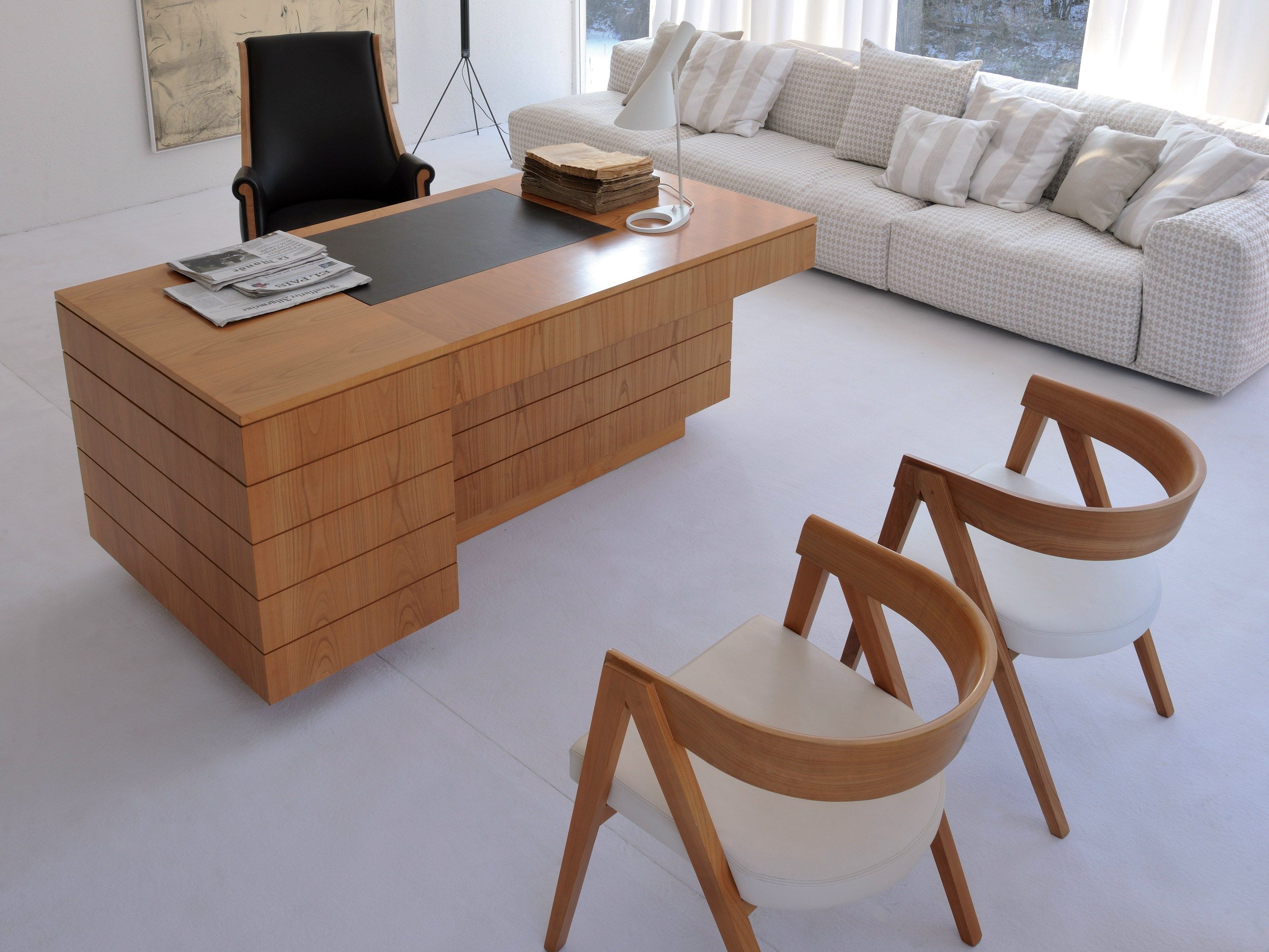 Вишневый стол с ящиками Morelato '900 ROMA ARCH-00124018 - Вид №4