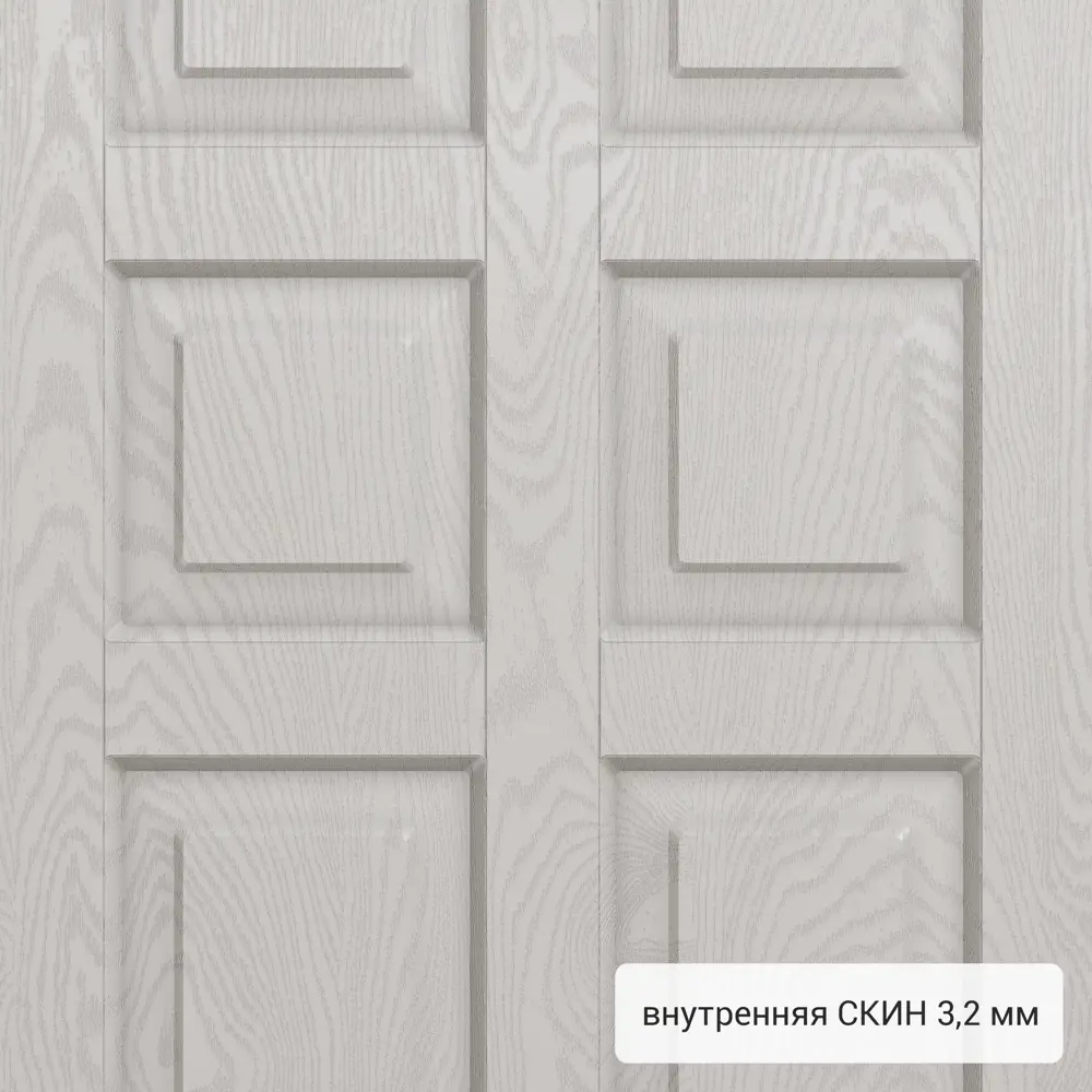 Дверь входная металлическая Альта Фина 86x205 см правая цвет белый 84508153 STLM-2068081 TOREX  - Вид №3