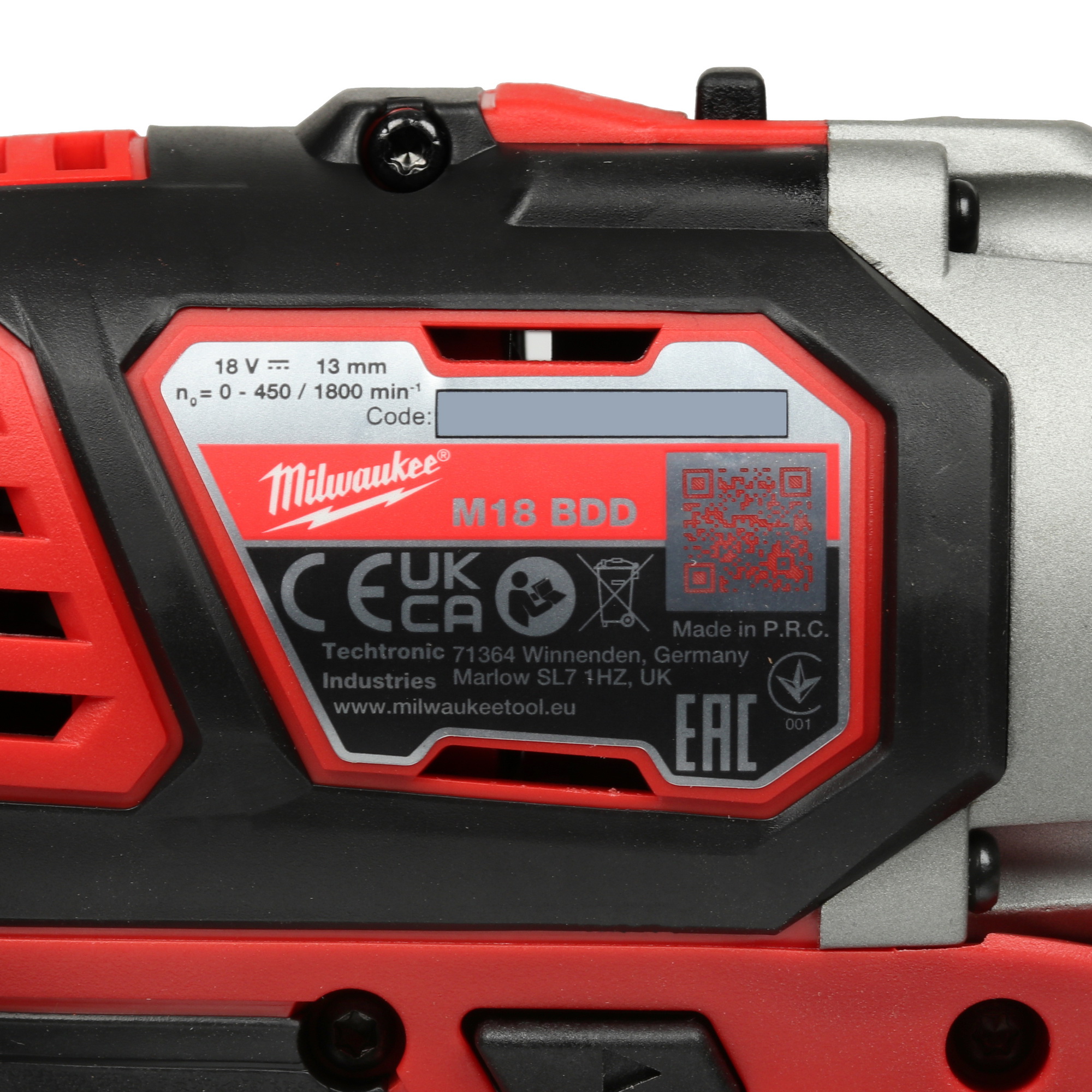 Дрель-шуруповерт Milwaukee M18 BDD-202C 5476112 STDN-0100701 - Вид №4