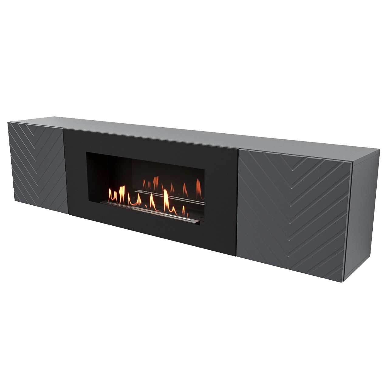 9101982 Биокамин с тумбой Firelight BFP-P1700V черный STDN-0123190 - Вид №1