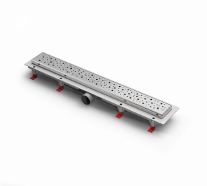 Водоотводящий желоб ALPEN Square ALP-750SN с рамкой