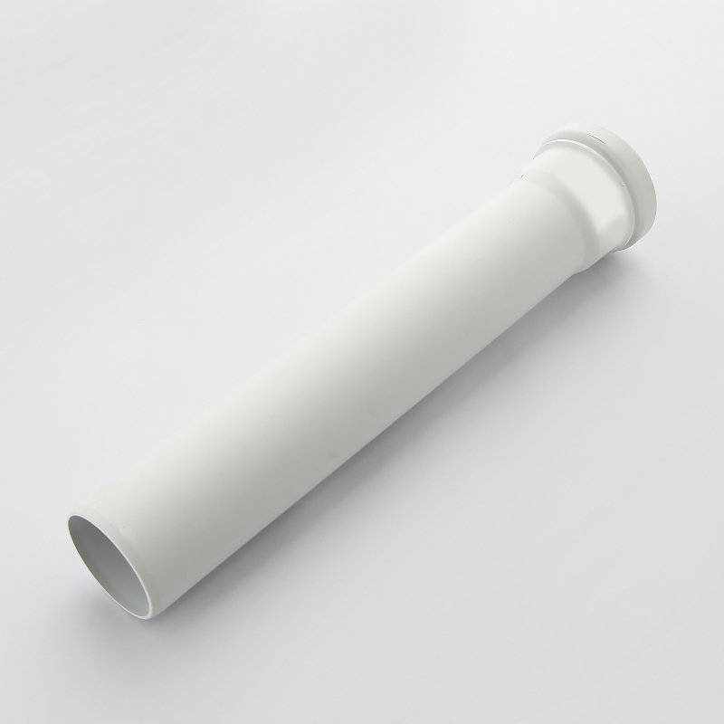 Канализационная труба 40 х 2000 Sinikon с раструбом (белая) 500033К - Вид №1