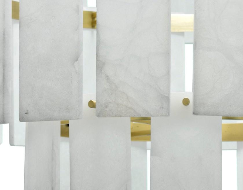 fambuena Светодиодный подвесной светильник из алебастра Quarz 6054 / 6055 - Вид №2