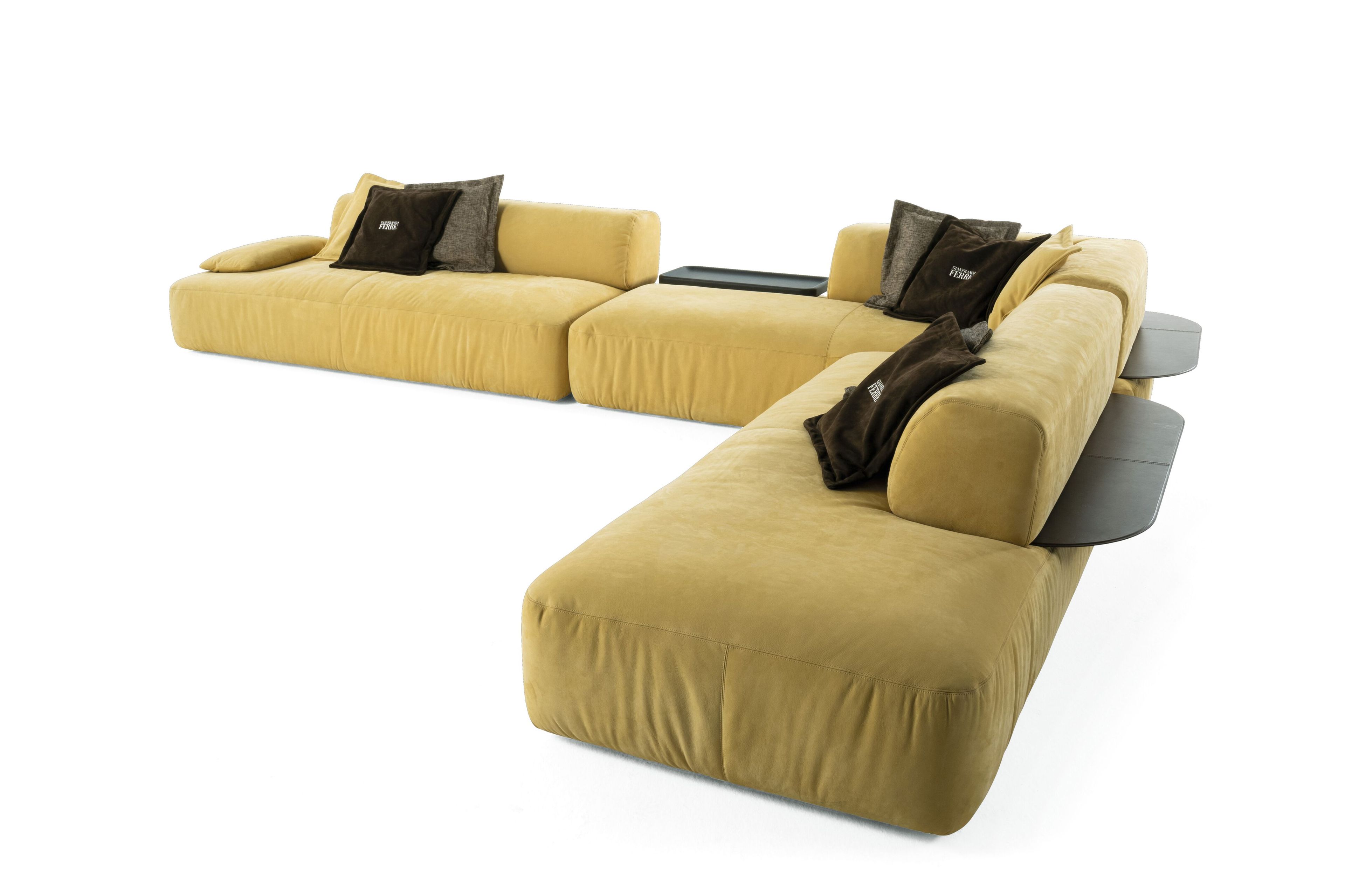 Диван из нубука Gianfranco Ferré Home Сиэтл ARCH-00011599 - Вид №1
