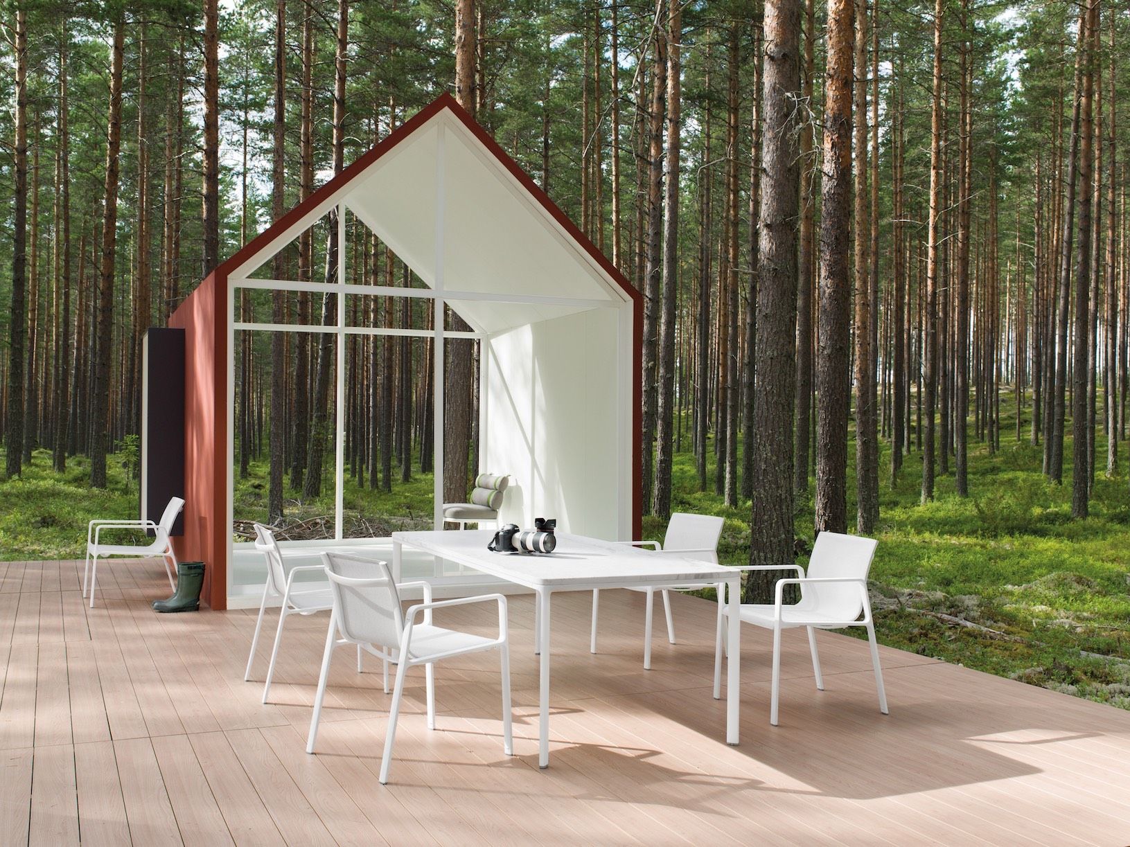 Мраморный прямоугольный садовый стол Kettal Park Life ARCH-00095703 - Вид №3