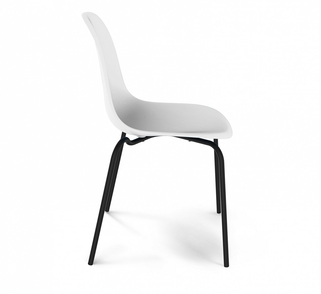 Стул DSR Белый S30 (eames style) SHEFFILTON ДИЗАЙНЕРСКИЕ, EAMES STYLE 015567 Белый  - Вид №1