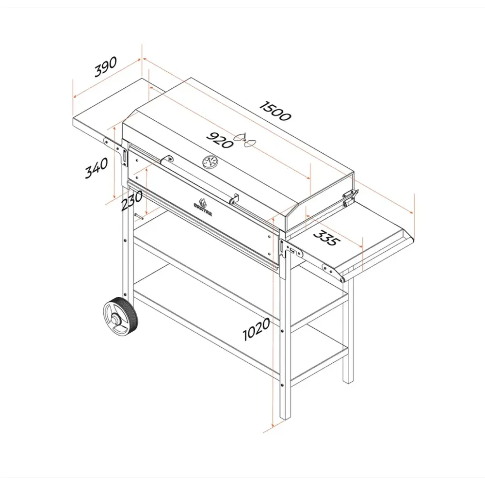 GRATAR Professional P 3001 - профессиональный стальной мангал для идеального гриля 82745347 STLM-0035330 - Вид №6