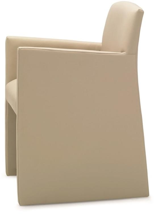 Andreu World Мягкое кожаное кресло с подлокотниками Cloé So7020 CLOE - Вид №1