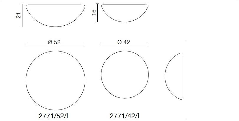 Martinelli Luce Светодиодный потолочный светильник из метакрилата  2771  - Вид №7