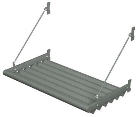 Reynaers Aluminium Солнцезащитная система с горизонтальными z-образными алюминиевыми планками Brise soleil sun-id-1402119 - Вид №1