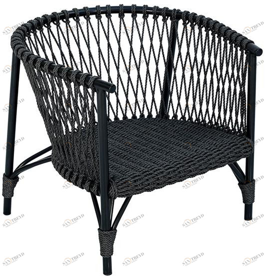 cbdesign Садовое кресло из синтетического волокна с подлокотниками Karon N073n1