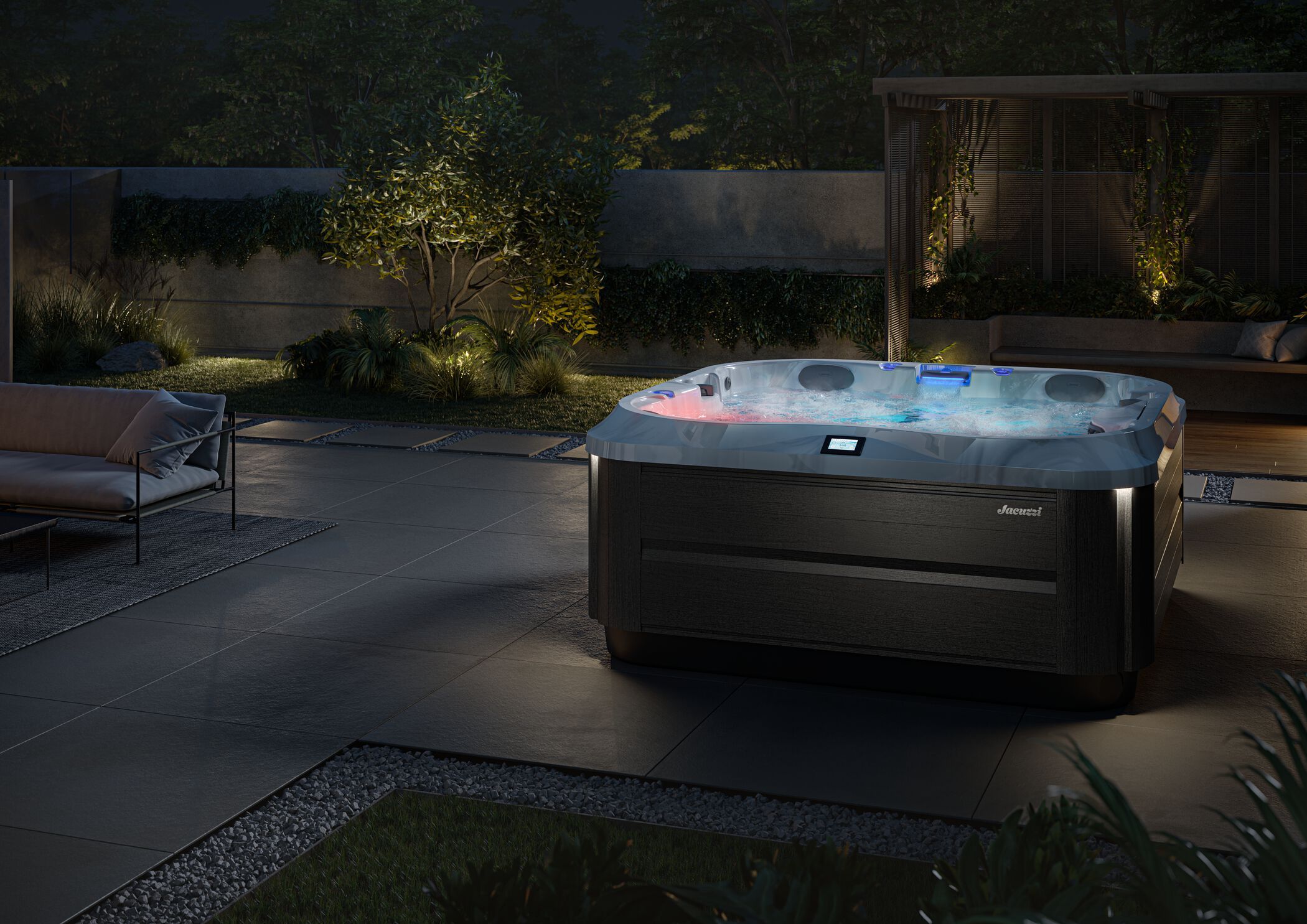 Надземный мини-бассейн с джакузи Jacuzzi® J-300™ ARCH-00077654 - Вид №1