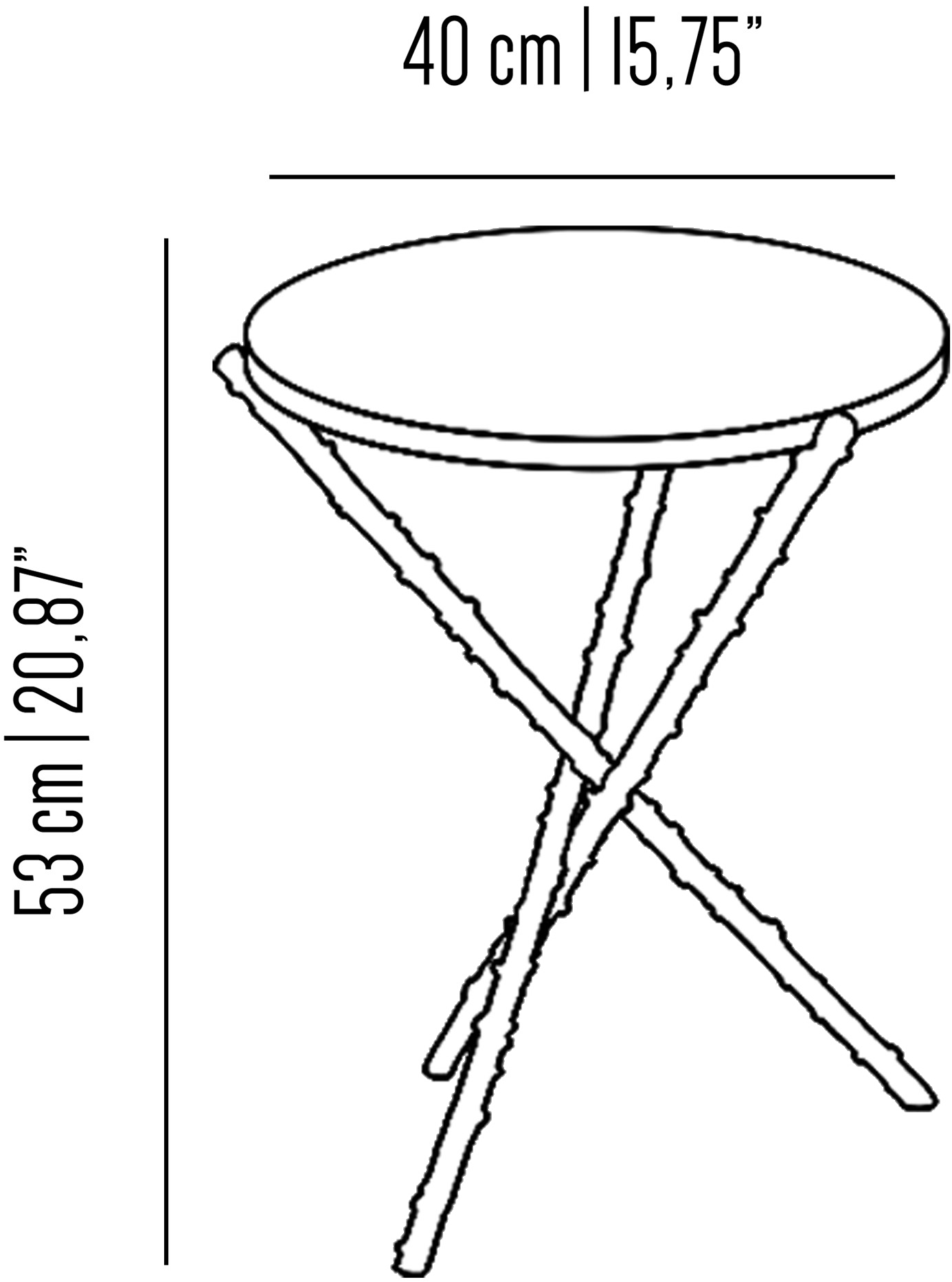 Il Bronzetto Круглый журнальный столик из латуни Eclectic Ros01_s_m - Вид №4