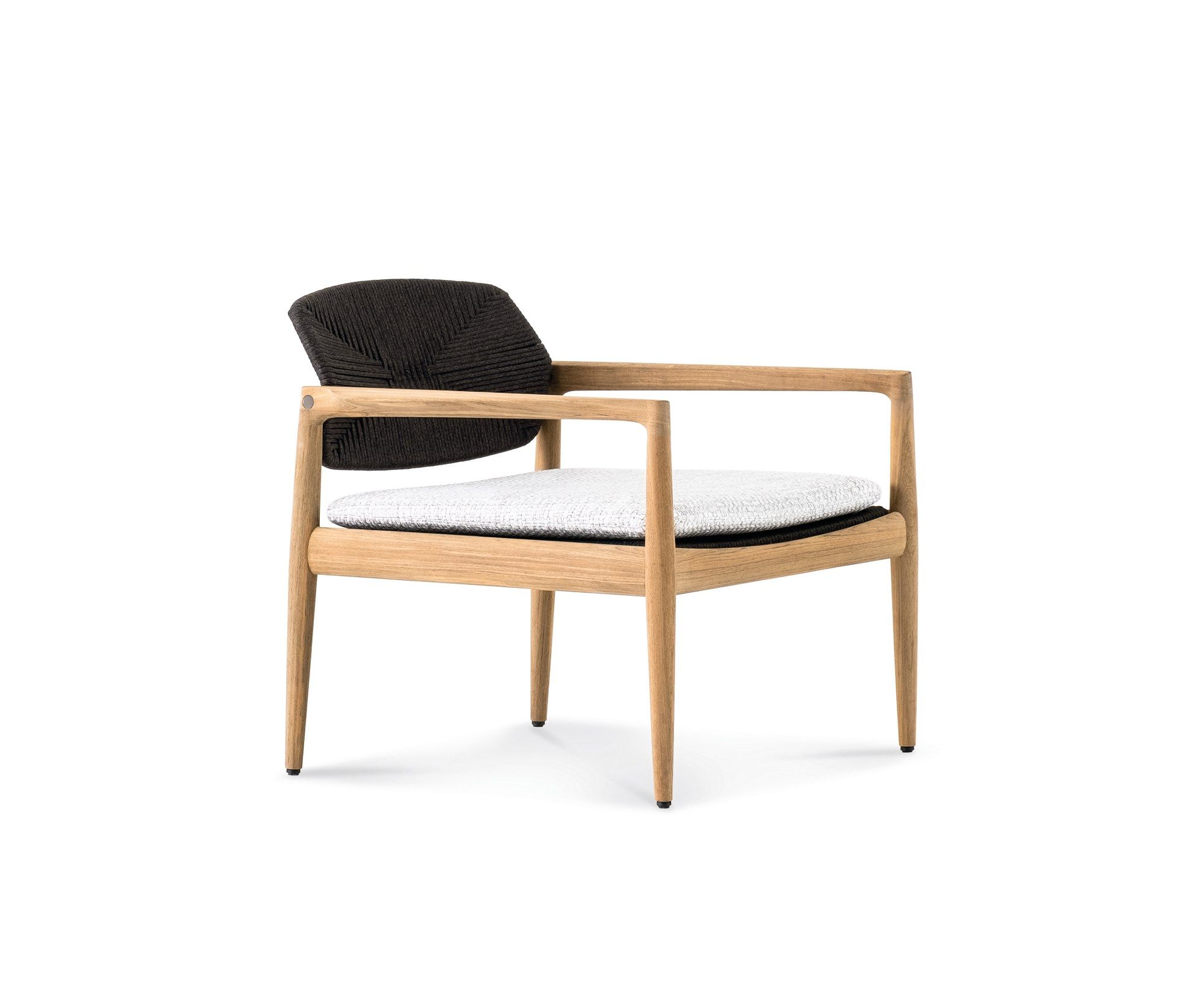 Открытый стул из тика и полиэфирной веревки Minotti Yoko Cord Outdoor ARCH-00085448 - Вид №2