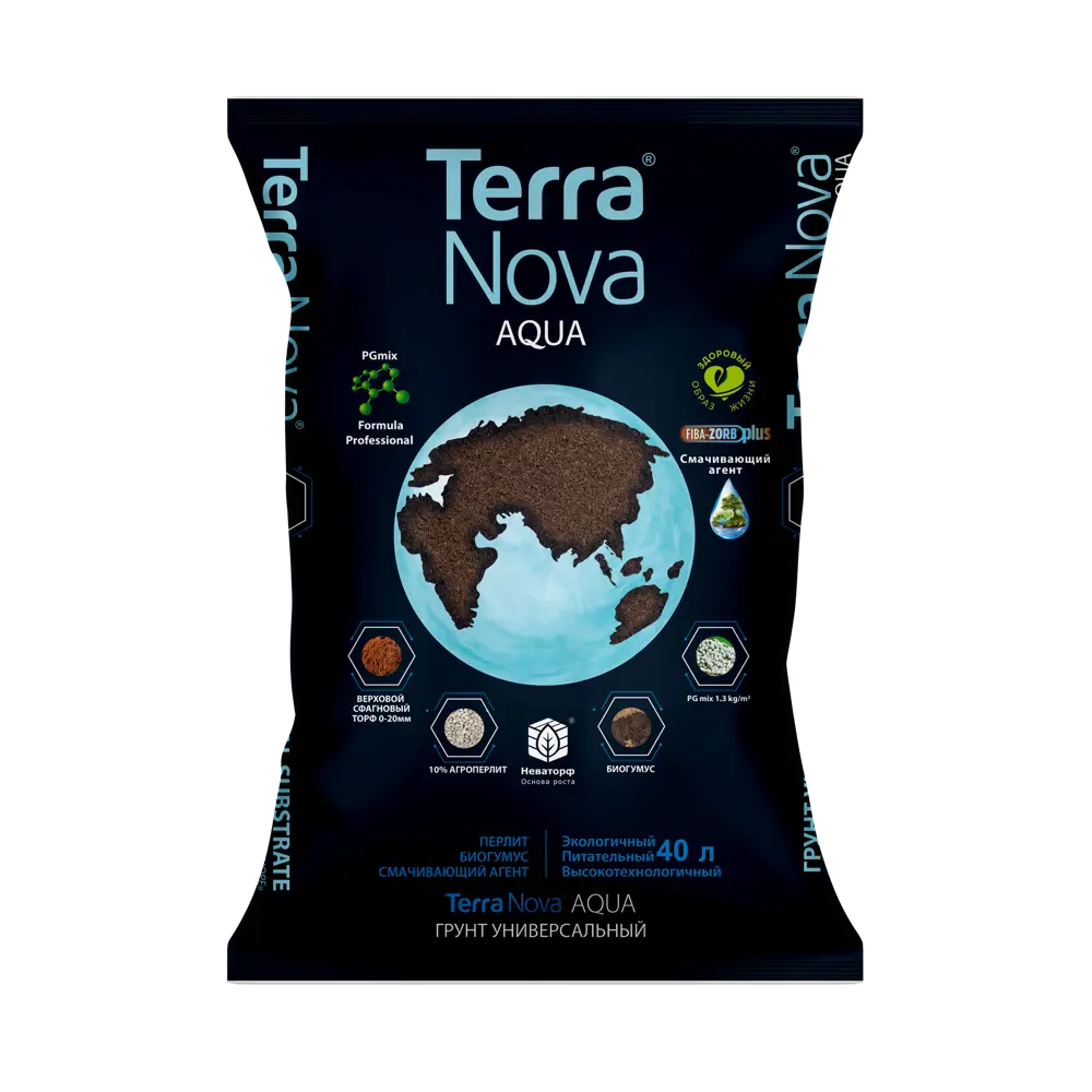 TERRA VITA Универсальный питательный грунт Terra Nova Аква 40 л 89355830 STLM-0961379