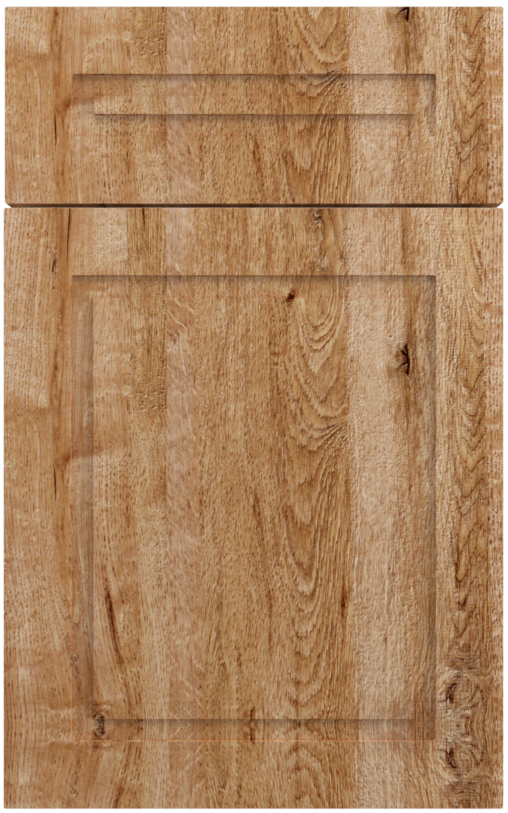 Фасады для кухни Модерн Фрезеровка «Ла Дефанс» Дуб бонифачо глянец ПЭТ №232 SIDAK SIST3714-9856