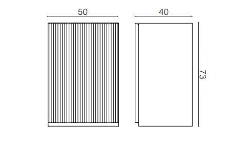Деревянный напольный умывальник Devina Nais TOWER ARCH-00047544 - Вид №5
