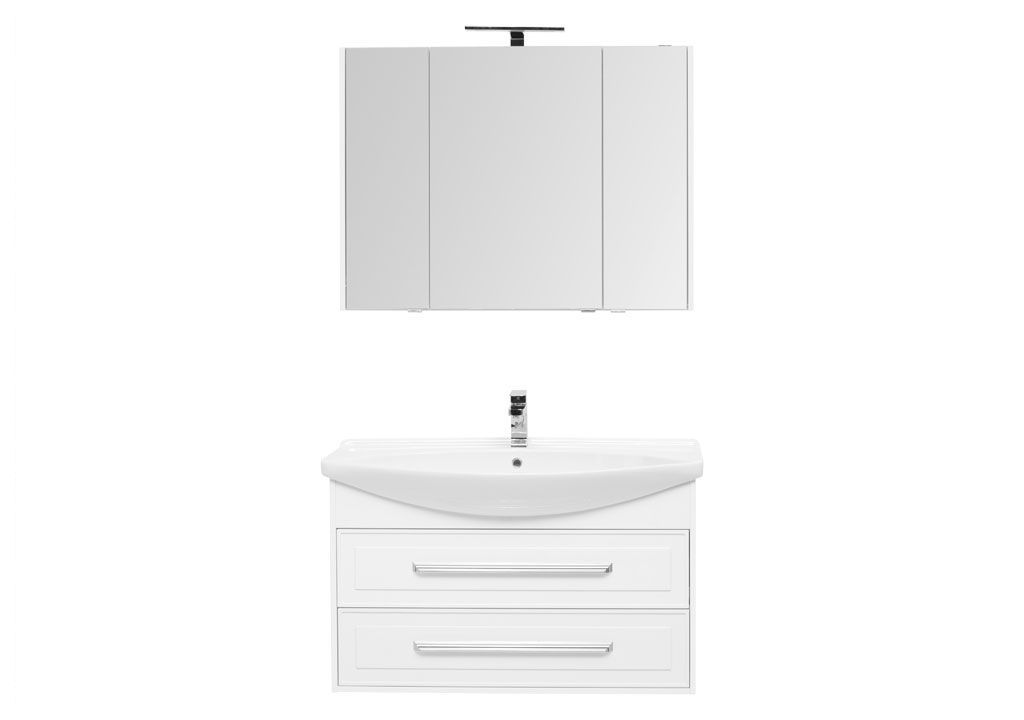 Мебель для ванной Aquanet Остин 105 белый 00213136 - Вид №2