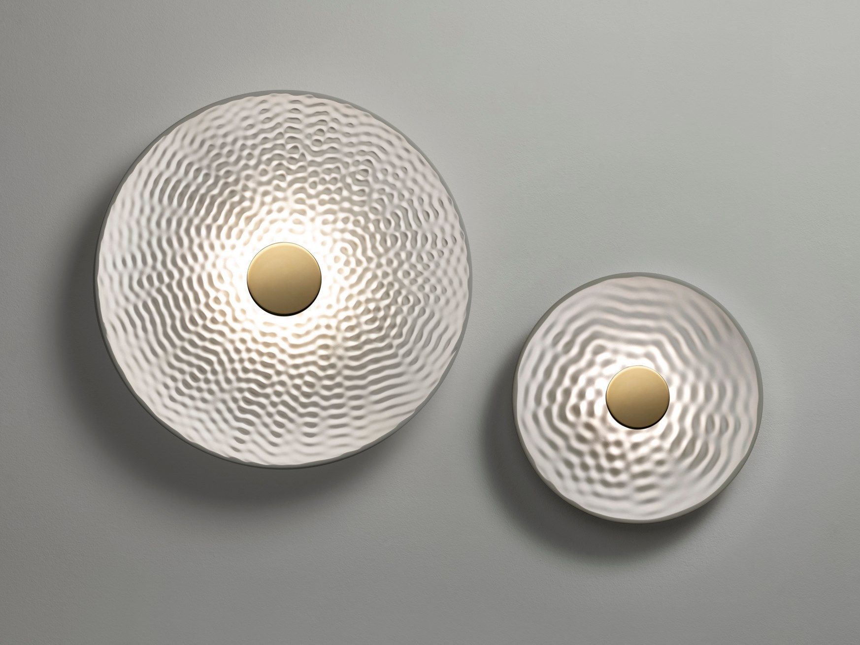 Светодиодный настенный светильник из штукатурки и латуни RADAR INTERIOR Pulse ARCH-00101364 - Вид №7