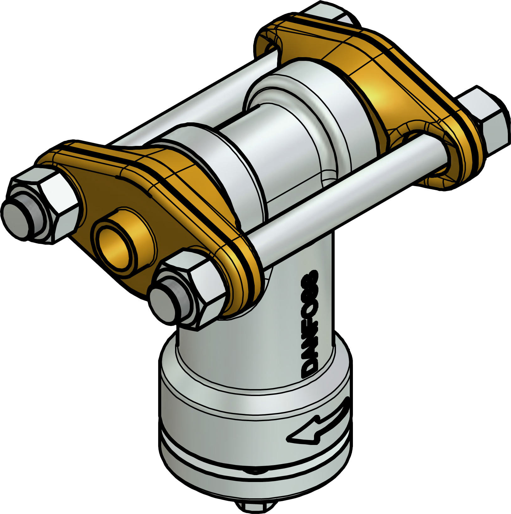 Danfoss FA — сетчатый фильтр с фланцевым присоединением FA 20 Фильтр 006-1013  - Вид №14