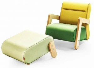 Mikomax Smart Office Кресло из шерсти с подставкой для ног