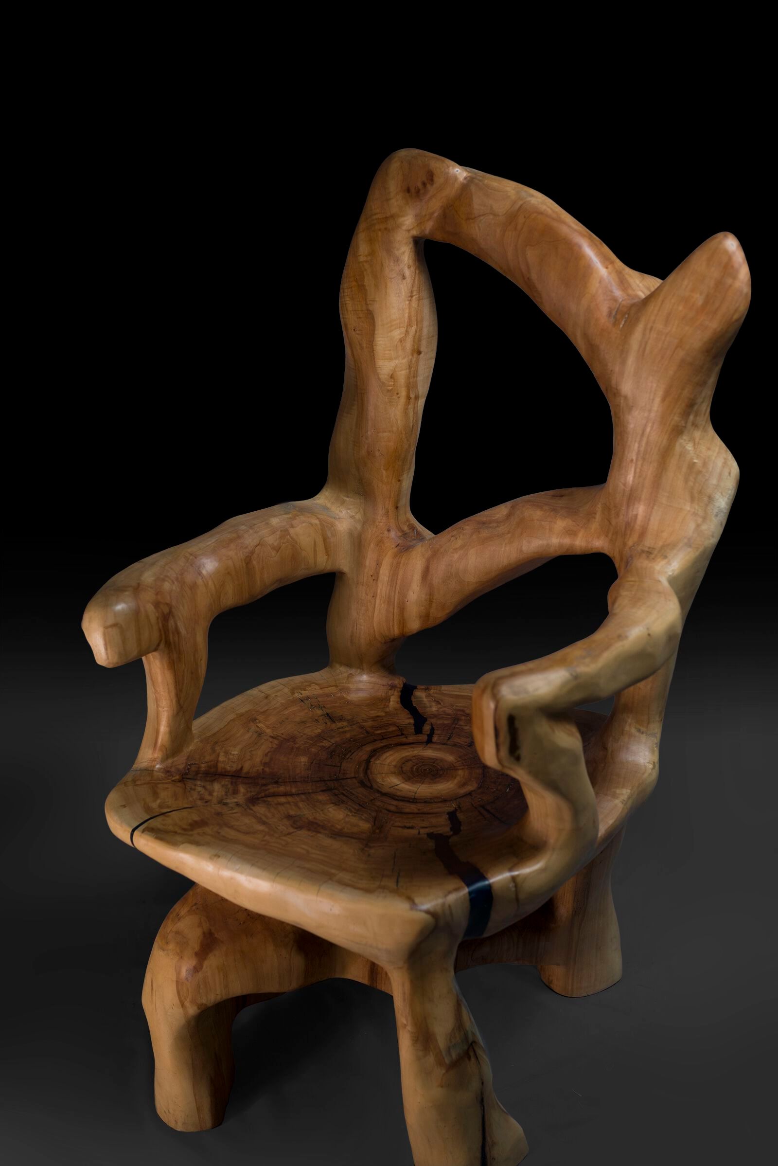 Деревянное кресло с подлокотниками Logniture Veles ARCH-00090753 - Вид №1