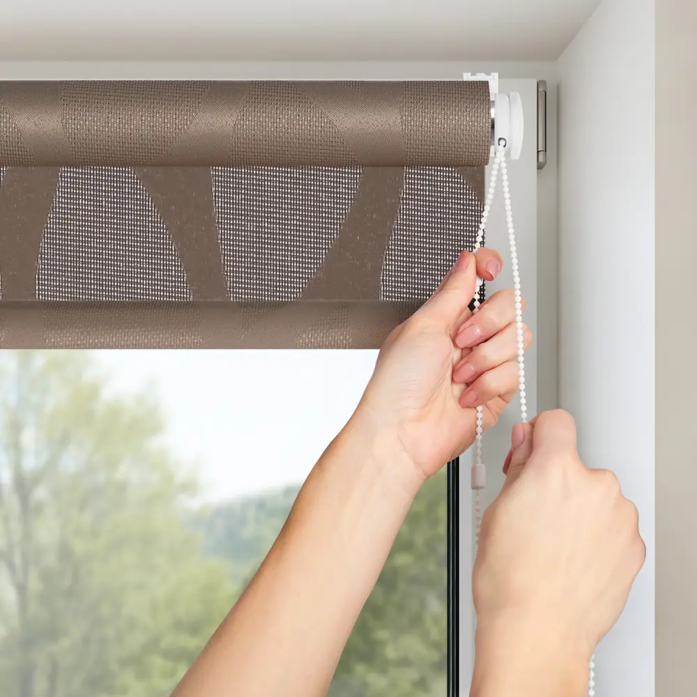 Штора рулонная Bella 80x160 см бежевая PRAKTO STLM-2148444 - Вид №8