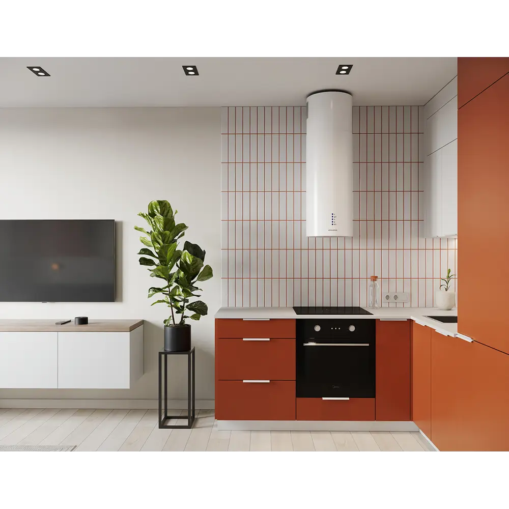 Фасад кухонного шкафа Тара 39.7x102.1 см KONSENSA МДФ цвет терракотовый 89389067 STLM-2209033 - Вид №8