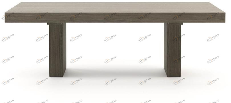 Laskasas Прямоугольный деревянный обеденный стол Isis sun-id-1383137