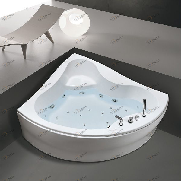 Ванна угловая Sinuhe 165 см с аэромассажем 2SHA1N5C Gruppo Geromin